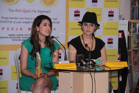 Pooja Makhija and Preity Zinta at crossword for book launch eat.delete