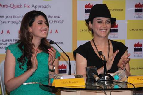 Pooja Makhija and Preity Zinta at crossword for book launch eat.delete