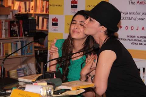 Pooja Makhija and Preity Zinta at crossword for book launch eat.delete