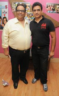 Satish Kaushik and Daboo Malik at Launch of the Audio of Pramod Sharma's Film 3 Bachelors