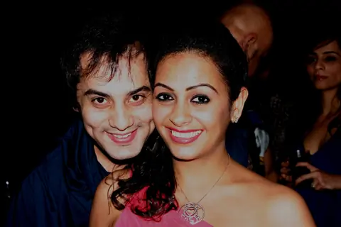 Saillesh Gulabani and Ashita Dhawan Gulabani at Karan Wahi Birthday Party