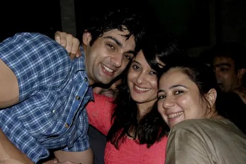 Karan wahi with Shristi Arya at Karan Wahi Birthday Party
