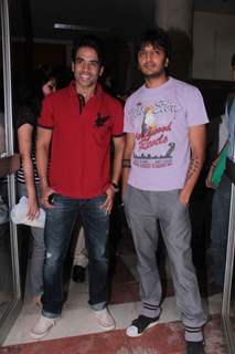 Tushar Kapoor and Riteish Deshmukh at radio mirchi for promotion of film Kyaa Super Kool Hain Hum