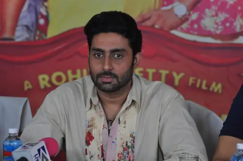 Bol Bachchan Star Abhishek Bachchan on Set Tarak Mehata Ka Oolta Chashma