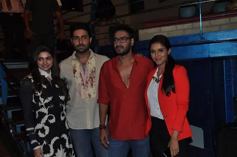 Bol Bachchan Star Prachi Desai, Abhishek, Ajay Devgn & Asin on Set Tarak Mehata Ka Oolta Chashma
