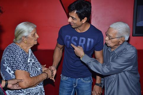 Sonu Sood at the screening of the film 'Maximum'