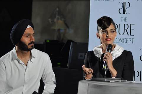 Sonam Kapoor at The Pure Concept 2012 collection