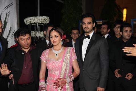 Esha Deol and Bharat Takhtani at their Wedding Reception