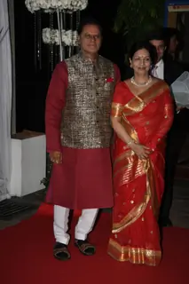 T. Subbarami Reddy and Indira Subbarami Reddy at Esha Deol's Wedding Reception