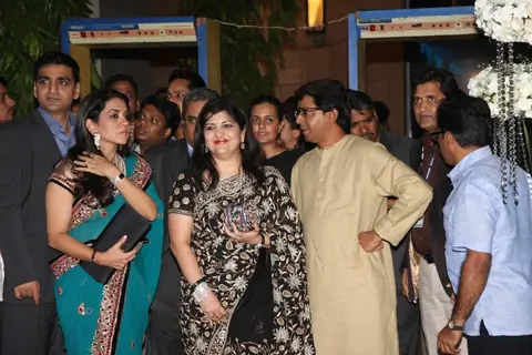 Sharmila Thackeray and Raj Thackeray at Esha Deol's Wedding Reception