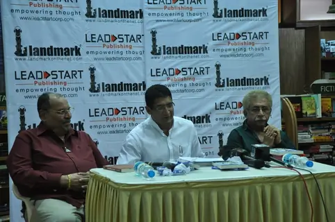 Naseeruddin Shah and Michael Ferreira launch A Bolt Of Lightening by Satyen Nabar