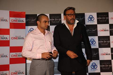 Anand Shukla and Jackie Shroff  at Launch of 'Life's Good' promo