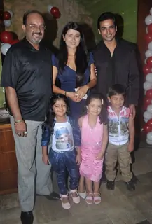 Amit Singh Thakur, Kratika Sengar and Sarwar Ahuja at Punar Vivah 100 Episode celebration