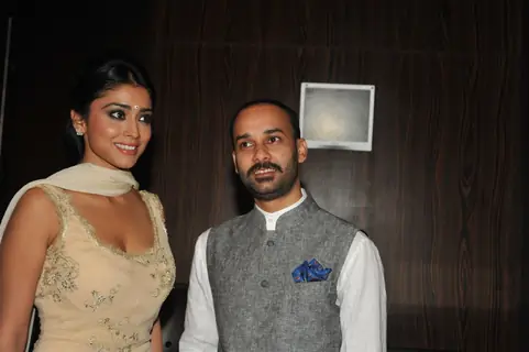 Shriya Saran and Rahul Aggarwal at Launch of T P Aggarwal's trade magazine 'Blockbuster'