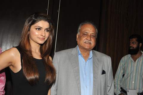 Prachi Desai and TP Agarwal at Launch of T P Aggarwal's trade magazine 'Blockbuster'