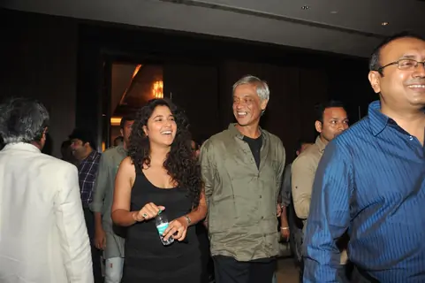 Narayani Shastri and Sudhir Mishra at Launch of T P Aggarwal's trade magazine 'Blockbuster'