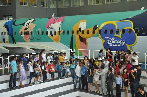 Unveiling of India’s 1st Disney branded Jet Airways plane