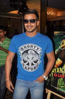 Bollywood actors Vivek Oberoi at Jayanti Bhai Ki Luv Story promo launch at hotel Sun N Sand. .