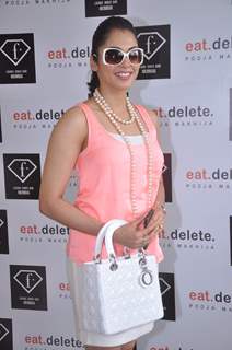 Bollywood actress Isha Koppikar at Pooja Makhija's 'Eat.Delete' at F Bar, Mumbai .