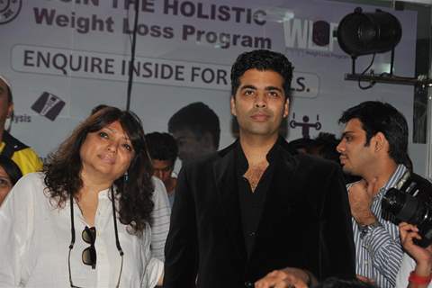 Bela Sehgal and Karan Johar at Poster launch of 'Shirin Farhad Ki Toh Nikal Padi'