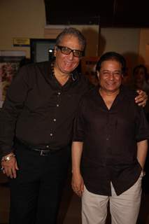 Aditya Raj Kapoor and Anup Jalota at Premiere of 'Challo Driver'