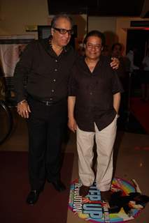 Aditya Raj Kapoor and Anup Jalota at Premiere of 'Challo Driver'