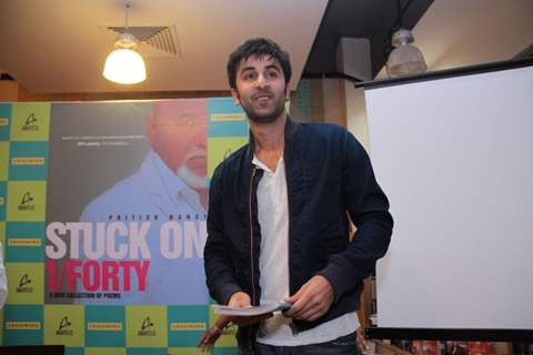 Ranbir kapoor at crossword kemps corner for book launch of Pritish Nandy