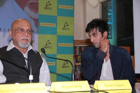 Ranbir kapoor at crossword kemps corner for book launch of Pritish Nandy