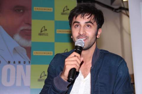 Ranbir kapoor at crossword kemps corner for book launch of Pritish Nandy