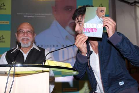 Ranbir kapoor at crossword kemps corner for book launch of Pritish Nandy