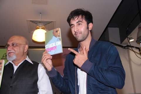 Ranbir kapoor at crossword kemps corner for book launch of Pritish Nandy