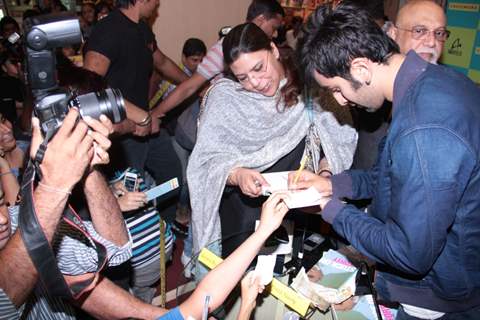 Ranbir kapoor at crossword kemps corner for book launch of Pritish Nandy