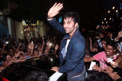 Ranbir kapoor at crossword kemps corner for book launch of Pritish Nandy