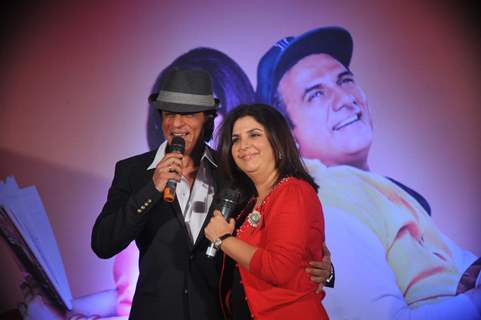 Shah Rukh Khan and Farah Khan at poster and music launch of film Shirin Farhad Ki Toh Nikal Padi