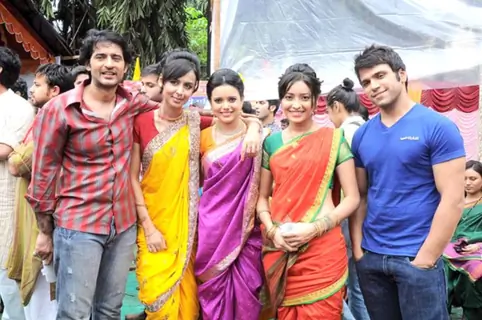 On the sets of Pavitra Rishta