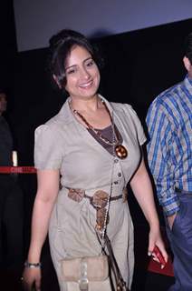 Bollywood actress Divya Dutta at 'Heroine' film first look in Cinemax, Mumbai. .