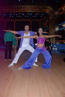 TV actor Jay Soni competing for an entry in the fifth season of dance reality show, Jhalak Dikhla Jaa through a wild card at Filmistan. .