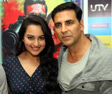 Akshay Kumar and Sonakshi Sinha at DVD launch of 'Rowdy Rathore'