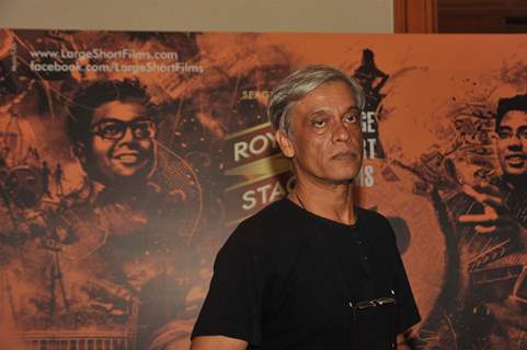 Bollywood Directors Sudhir Mishra & Anurag Kashyap at Press Conference of Large Short Film in JW Marriott, Mumbai