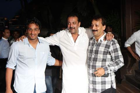 Salman and Sanjay Dutt at Baba Siddique's Iftar Party
