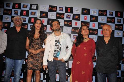 Vikram Bhatt, Bipasha Basu, Emraan Hashmi, Mahesh Bhatt at First trailer launch of 'Raaz 3'