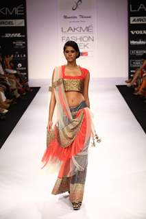 Nandita Thirani captivated all fashionistas at Lakme Fashion Week Winter Festive 2012