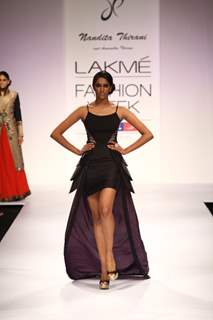 Nandita Thirani captivated all fashionistas at Lakme Fashion Week Winter Festive 2012