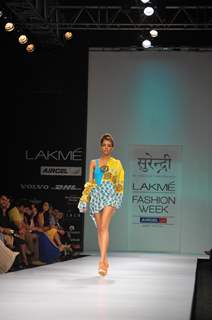 Designer Yogesh Chaudhary 2nd Day at Lakmé Fashion Week Winter Festive 2012