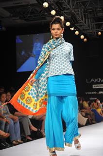 Designer Yogesh Chaudhary 2nd Day at Lakmé Fashion Week Winter Festive 2012