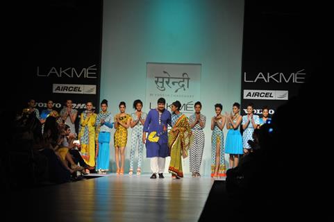 Designer Yogesh Chaudhary 2nd Day at Lakmé Fashion Week Winter Festive 2012