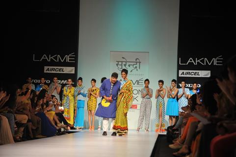 Designer Yogesh Chaudhary 2nd Day at Lakmé Fashion Week Winter Festive 2012