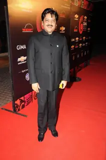 Indian singer Udit Narayan at Global Indian Music Awards red carpet in J W Marriott, Mumbai. .