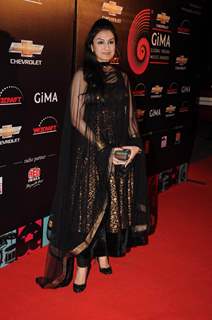 Bollywood celebrity at Global Indian Music Awards red carpet in J W Marriott, Mumbai. .