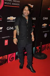Bollywood singer Kailash Kher at Global Indian Music Awards red carpet in J W Marriott, Mumbai. .